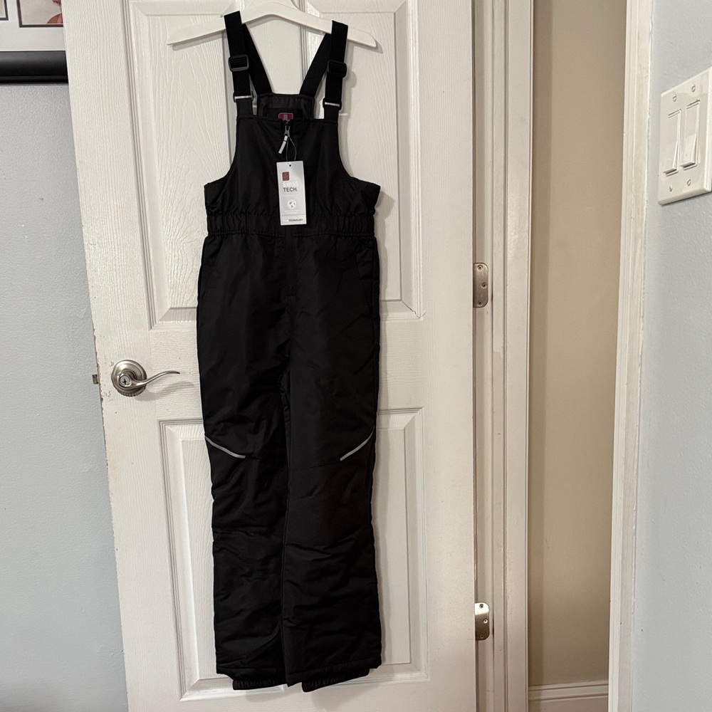 Black Insulated SnowSuits Overalls